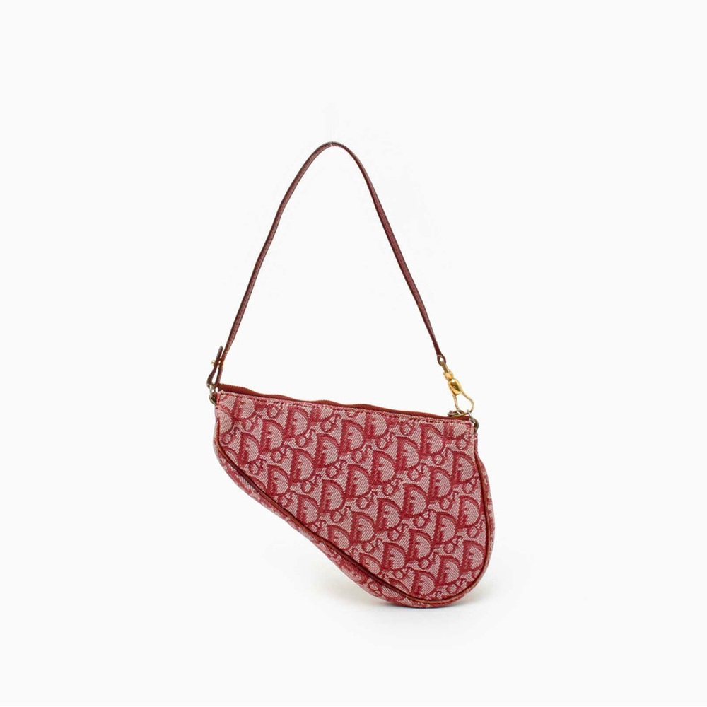 Dior red Saddle bag, 2002 Saddle